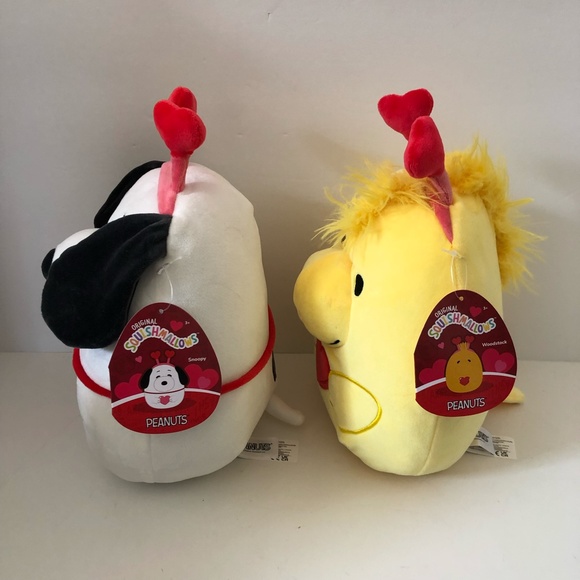 Squishmallows Valentine's Day SNOOPY WOODSTOCK Peanuts 8" Plush Stuffed Animals - Picture 8 of 12